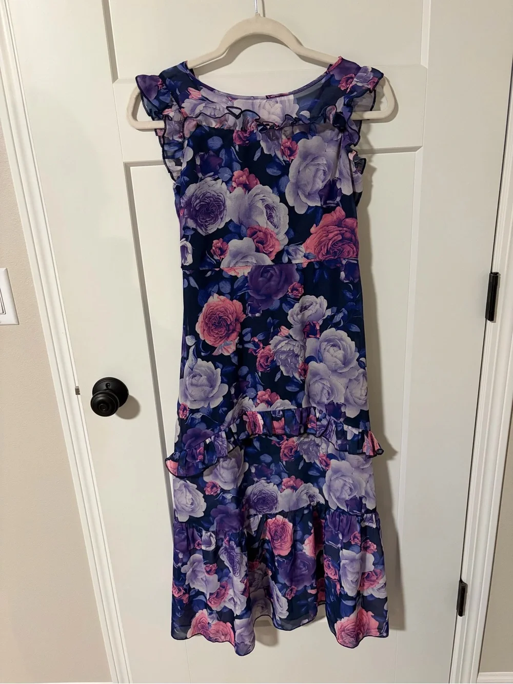 Kids Floral Ruffle Dress
